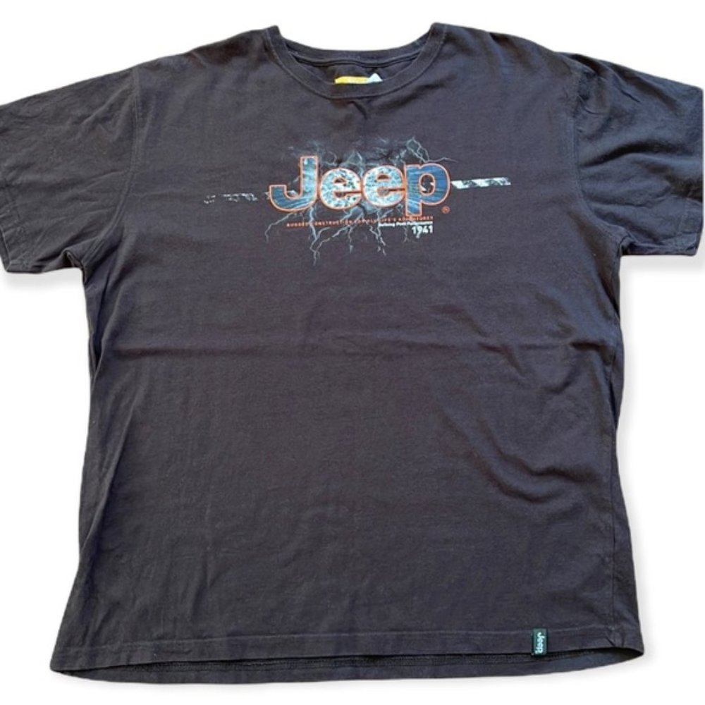 JEEP Dark grey crew neck t-shirt